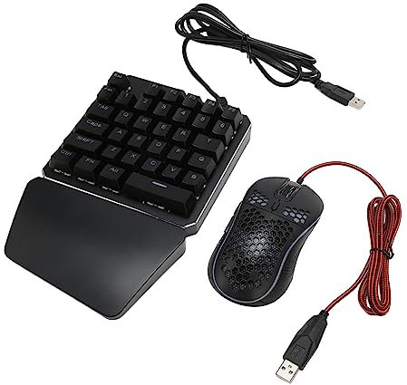 Tangxi Programmable Mechanical Keyboard Mouse Adapter Combo, Wired, PS3/PS4/PS5/Xbox 360/Xbox ONE/Xbox Series X S/Switch Compatible, USB, Plug and Play