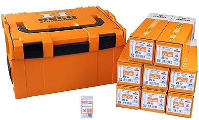 HECO Sortimentskoffer Tellerkopf 1, L-BOXX 238 inkl. Schrauben