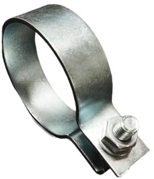 Weldracingparts Exhaust Clamp 75mm Silver