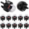 VooGenzek 10 Stück Snap-in Primer Bulb Pump, General Snap-In Primer Kraftstoffbirne, Vergaser Primer Pumpe Kraftstoffbirnen, für Kettensägen Gebläse Trimmervergaser Motorsense Rasenmäher