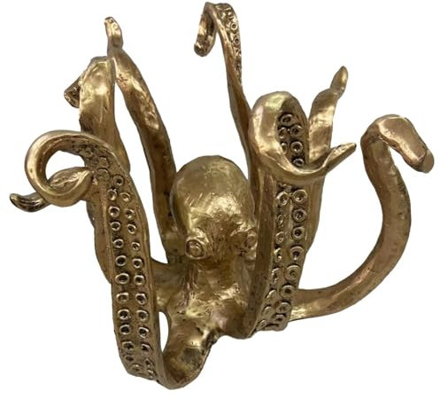 Oktopus Tassenhalter | Oktopus Kaffeebecher Teetassenhalter | Vintage Nautischer Oktopus Tassenhalter für Arbeitsplatte | Tassenaufbewahrung Oktopus Statue | Tischdekoration, Kunstskulptur