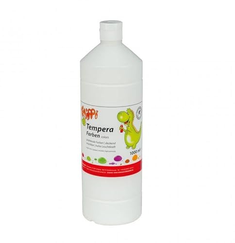 Wiemann Lehrmittel Flippi® Temperafarbe 1.000 ml Farbe - weiß (weiß)