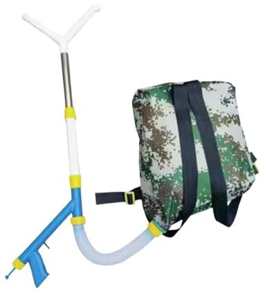 Colcolo Esparcidor de Fertilizantes, Mochila de Fertilizante granular de Mano, Distribuidor de Fertilizantes de jardinería Que Ahorra Tiempo para Verduras de, Acero Inoxidable