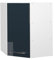 Vicco Eckhängeschrank Fame-Line, Küchen-Eckschrank, Dunkelblau Hochglanz/Weiß, 57 cm