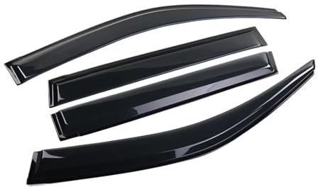 ZHjLut Autofenster Windabweiser Kompatibel mit Kia für Picanto JA GT-Line 2018–2023 Fenster-Visier Tür-Entlüftungsmarkisen Regen-Augenbrauenabweiser