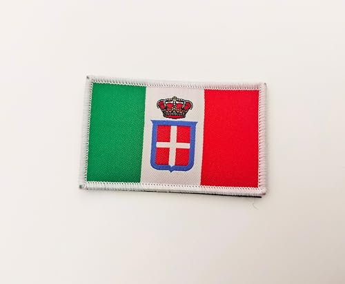 Patch ricamate Regno d'Italia, toppa bandiera regno d'Italia (Regno d'Italia)