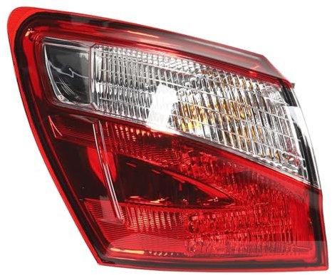 SCMDNOZ Auto Rückleuchten für Nissan Qashqai J10 SUV 2010 2011 2012 2013 2014, Links Rechts Bremslichter Heckleuchten Rücklicht-Komplettsets Ersatz Zubehör,Left Outer