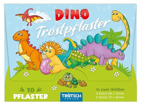 TRÖTSCH - Pflasterset Trostpflaster Dinosaurier: Kinderpflaster Wundpflaster (Dinosaurierwelt: Alles rund um die Dinos)