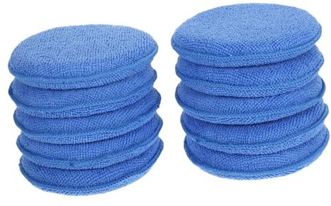 Anneome 10piezas Esponjas De Aplicación para Coche De Esponjas De Pulido y Limpieza para Lavado y Abrillantado De Vehículos Múltiple y Automóvil