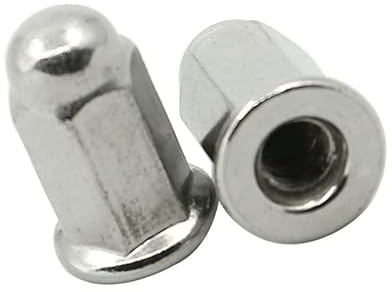 WXZOZMD M6 M8 M10 Tuerca ciega Tornillo Perno Cabeza Hexagonal cúpula métrica 6mm x Paso de Rosca 1,0 for Yamaha AS2 G5S G7S GT1 HS1 HT1 HT1MX AT1 Durable(4 x M6)