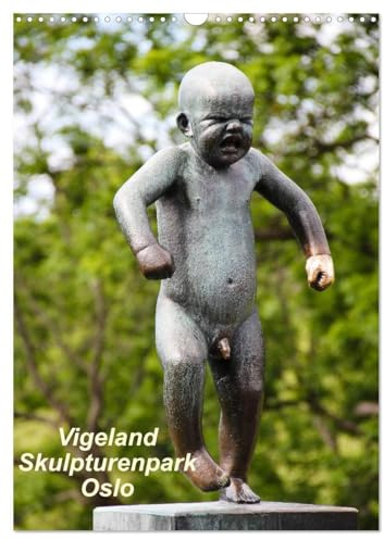 Vigeland (Wandkalender 2026 DIN A3 hoch), CALVENDO Monatskalender: Skulpturenpark Oslo (CALVENDO Orte)