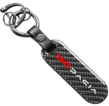 LJJWIW Voiture Porte Clés pour Dacia Duster Spring Logan Sandero Jogger,Esthétique Durable Porte,Porte Clef avec Le Logo,Porte Clé Portable Multifonction,Homme Cadeaux Auto Accessoires