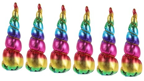 VICASKY Lot de 6 serre-têtes licorne à faire soi-même pour les fêtes d'anniversaire et les jours fériés - Accessoires de costume créatif pour les fêtes à thème - Design imaginatif