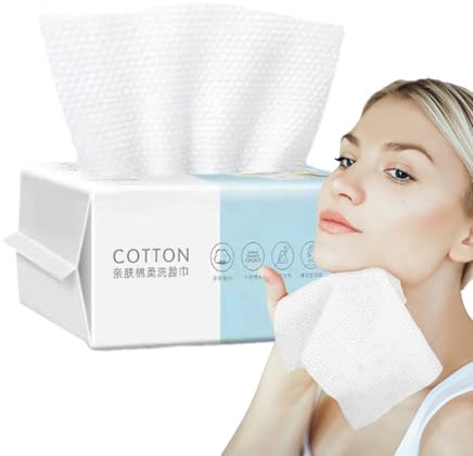 Cotton Face Towels Extra Thick Soft Clean Lint-Free Makeup Remover Wipes