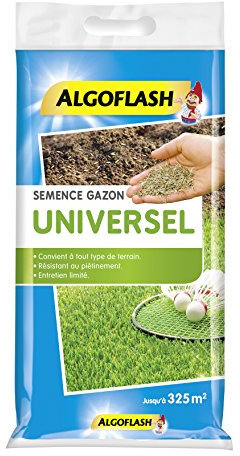 ALGOFLASH Sac de Semence Gazon Universel, 5 kg, SEMU5