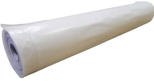 Farm Plastic Supply - Bâche en Plastique Transparente pour Serre – 6 mm – (3,6 x 8,5 m) – Film en polyéthylène résistant aux UV de 4 Ans, bâche de Serre et Serre à arceaux pour Jardinage et