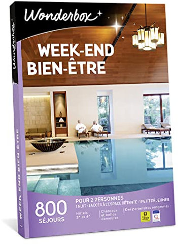Wonderbox Week-End Bien-être - Coffret Cadeau Idée Cadeau Séjours