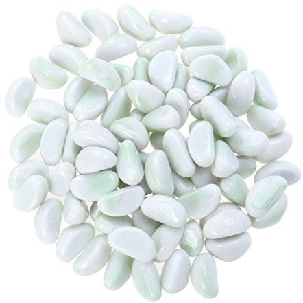 Galets Décoratifs Pierres Gravier Pour Plantes Décoration Gravier Artificiel Bricoler Pierre De Rivière Décor De De Mousse Micropaysage Caillou Aquarium Blanche