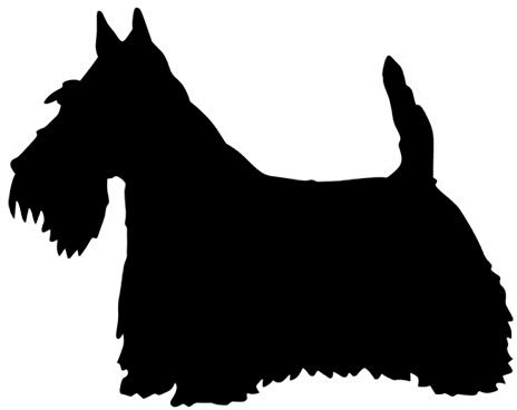 SUIFENG Aufkleber 11.9 x 9.5 cm Scottish Terrier Hund Vinyl Aufkleber Auto Fenster Aufkleber Motorrad Auto Styling Dekoration Schwarz/Silber