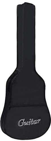 vidaXL Custodia per Chitarra Classica 4/4 (39) Nera 100 x 37 cm in Tessuto