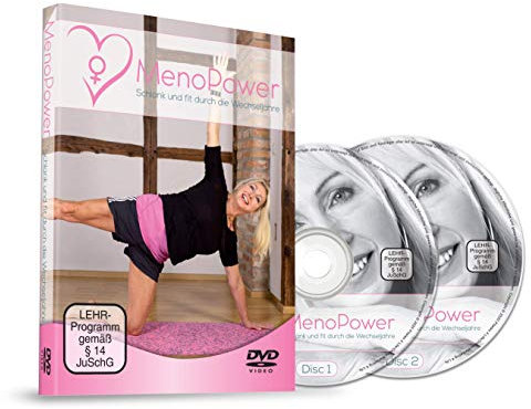 MenoPower® DVD - 28 Tage Pilates-Spezialkurs für Frauen (45+) - sehr effektives 1:1-Training für Einsteiger - Schlank und fit durch die Wechseljahre