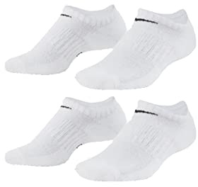 Nike 6 Paar Everyday Cushioned Sneakersocken Socken Weiß Schwarz Unisex SX7673, Farbe:Weiss, Socken Neu:38-42