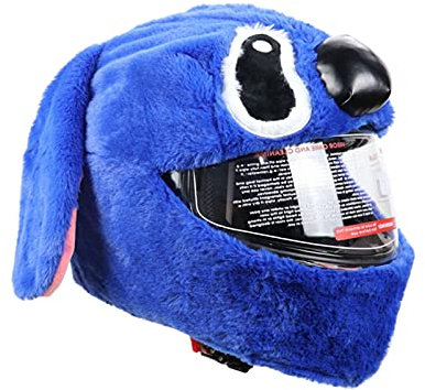 Motorradhelm Abdeckung Lustige Plüsch Motorradhelm Überzüge Integralhelm Schutzhülle Personalisierte Motorradhelm Cover, Zubehör Für Motorradhelme (ohne Helm)