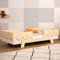 smartwood Kinderbett mit Lattenrost und Rausfallschutz Puzzle BR2 Montessori einzelbett für Jungen und Mädchen - Bett aus Kiefer Sperrholz mit Rausfallschutz und Lattenrost - Weiß - 70x140 cm