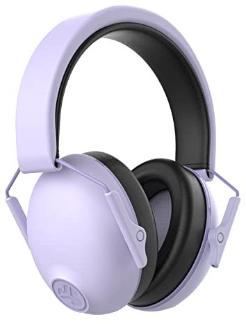 JLab JBuddies Protect Kids Ear Defenders - 23dB NRR Adjustable Ear Protectors for Children, Toddler, Boys & Girls - Hearing Protection Headphones - Foldable Children's Ear Defenders, Lilac