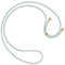 mtb more energy® Ersatz-Band für Handykette - Lollipop - inklusive Endkappen (Gold) - hochwertige Austausch-Kordel - Band Seil Kette
