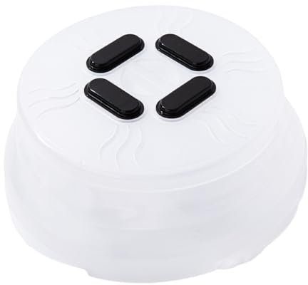 QOKLIYUI Práctica Tapa magnética a Prueba de Salpicaduras para microondas, Amplia aplicación, plástico Multifuncional Duradero y Resistente, fácil de Limpiar