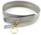 NEFLUM 2 Pezzi 40-70cm 3# Cerniera in Metallo Cerniera Aperta per Cucire Accessori per Indumenti Borse Fai da Te Cerniere per Giacche, Grigio, 40cm