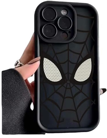 OonMan aesthetic phone case Shockproof Mobile Phone Soft Case For Spider-Man For Iphone-Black-Iphone Xr
