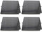 SOS Accessoire Lot de quatre filtres à charbon AIRFORCE FC120 AFFCAF16CS 260X256X17 mm Hotte 480122100934 AIRFORCE