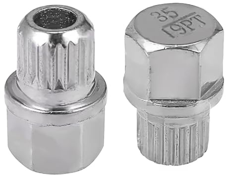 HAFRILY Antivol de jante BMW Antivol Écrou de roue de sécurité pour pneu de voiture BMW X1 X3 X5 X6 X7 Xseries (35/19PT)