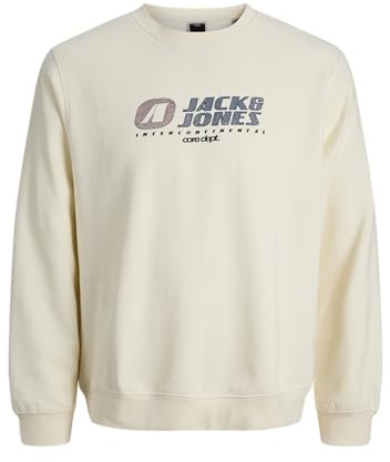 Jack & Jones Herren Jcotier Print Sweat Crew Neck Sn Jnr Jcotier Print Sweat Crew Neck Sn Jnr (1er Pack)