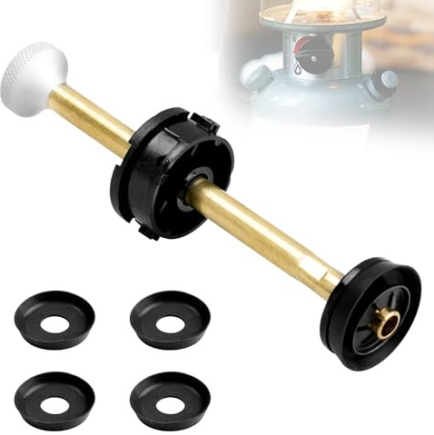 LVACODV Camping Lantern Stoves Replacement Parts Universal Plunger Metal Part, Plunger Pump Repair Kit 242j5201 Compatible with Coleman Dual Fuel Lantern Camping Stoves