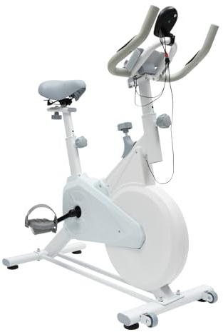 motionscykel fitness cykel ergometer hemtränare träningscykel med justerbart motstånd 4 kg svänghjul för motionsträning med justerbar sitthöjd och styrhöjd