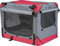 Foxdevil by xonic® Faltbare Hundebox/Katzenbox für kleine, mittelgroße und große Tiere - Hundetransportbox Auto und Zuhause - Transportbox Hund - Hundebox Auto Kofferraum (Rot, XXL)