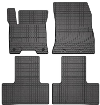 Wielganizator SolidPRO Gummimatten passend für Mercedes EQB X243 (2021-) | Qualität: Premium - Genaue Passform, rutschfest 4-teilig Fußmatten- Schwarz