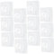 ERINGOGO 30pcs Self Adhesive Hooks for Wall Multi Purpose Sticky Hangers for Spray Bottles Kitchen Bathroom Organization Transparent Design for Smooth Surfaces