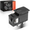 Frankberg Interrupteur pour feu de croisement 8 broches en plastique noir compatible avec Golf II 19E 1G1 1.0L-1.8L 1983-1992 J.e.t.t.a II 165 19E 1G2 1984-1992 Remplace 191941531H