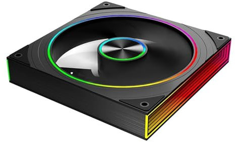 Ventilateur de boîtier PC 140 mm 5 V 3 broches ARGB effet miroir cyclique Lian PWM 650 à 1800 tr/min ventilateur de refroidissement li(STAR RING140 B_A-RGB)