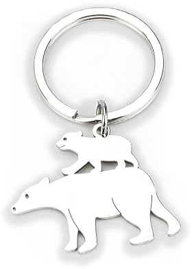 Zynara Eisbär Koala Pinguin Schlüsselanhänger, Glücksbringer, Geschenk zur Einschulung, Weihnachtsgeschenke