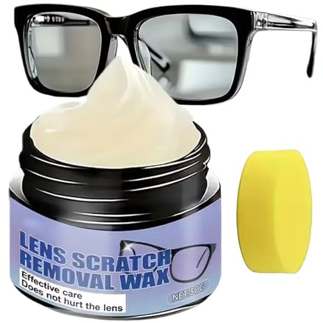 Kratzer-Entferner für Brillen 30g Tragbarer Entspiegelungs-Entferner | Brillen Reinigungs Paste Für Sonnenbrillen Kameras Bildschirme Fahrzeuge Fahren Roadtrips Golf