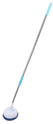 HELEVIA Electric Cleaning Brush, Rechargeable Cordless Rotating Scrubber with Telescopic Handle for Car Home Floor Glass Ceiling
