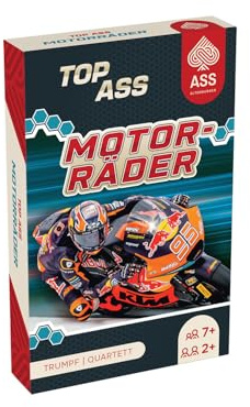 ASS Altenburger TOP Motorräder Quartett u. Trump | fSpeed-Reihe, heiße Bikes u. Zweirad-Legenden