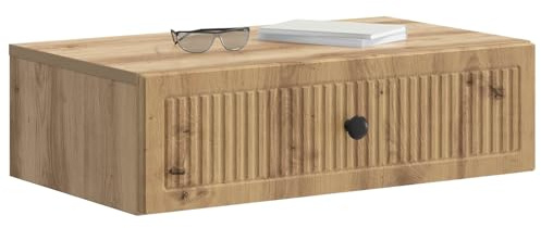 vidaXL Wandmontierter Beistelltisch 59 x 34,5 x 17 cm Holzwerkstoff