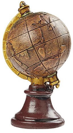 Hobbyfun Schneekugel Globus ca. 7 cm Modern transparent Harz
