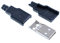 Oiyagai 20 Piezas Conector USB 2.0 Macho Tipo A, 4 Pines, para Soldar, con Carcasa Protectora, Ideal para Cableado DIY, Reparación y Proyectos Electrónicos